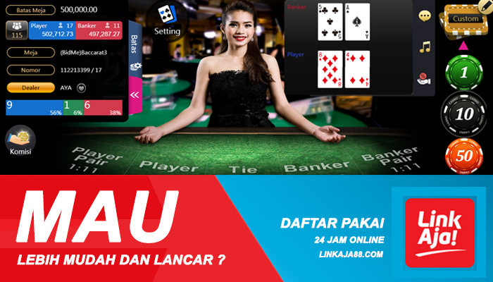 Taruhan Baccarat Online WM Casino Pakai Linkaja
